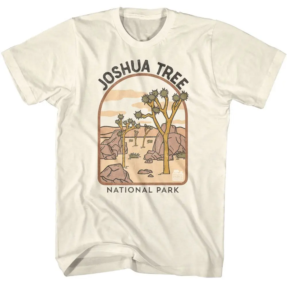 National Parks Joshua Tree Arch Illustration Natural Brands T Shirt