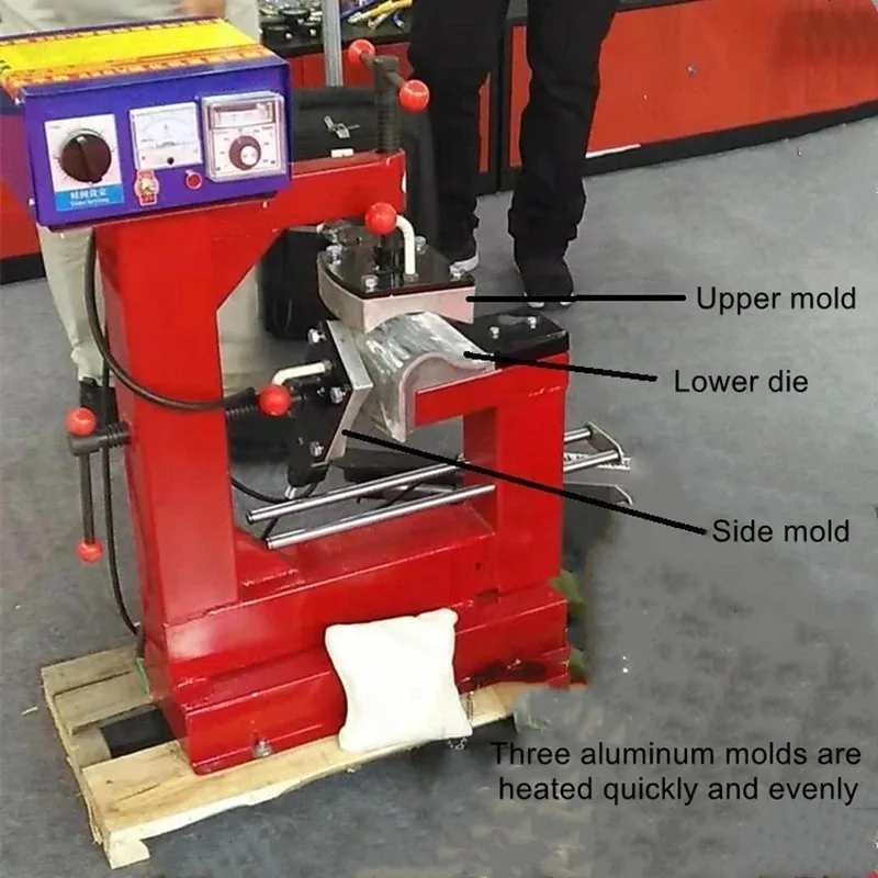 Small car tire fire patching machine car tire pulling type fast three-dimensional repair machine tire vulcanizing machine
