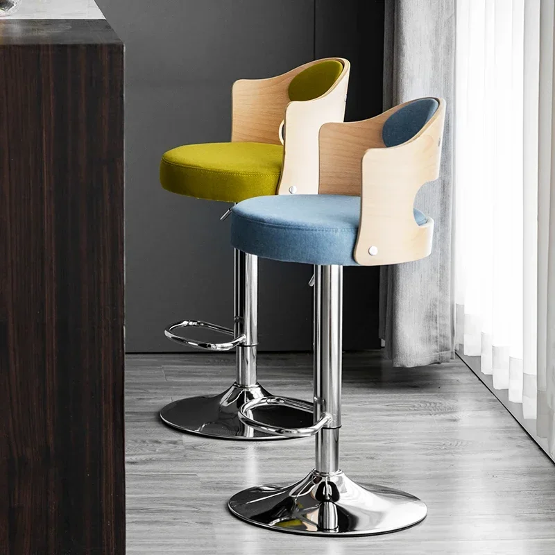 

Retro Dining Bar Chairs Backrest Bedroom Outdoor Commercial Industrial Kitchen Bar Chairs Style Meuble Bar Furniture Japanese