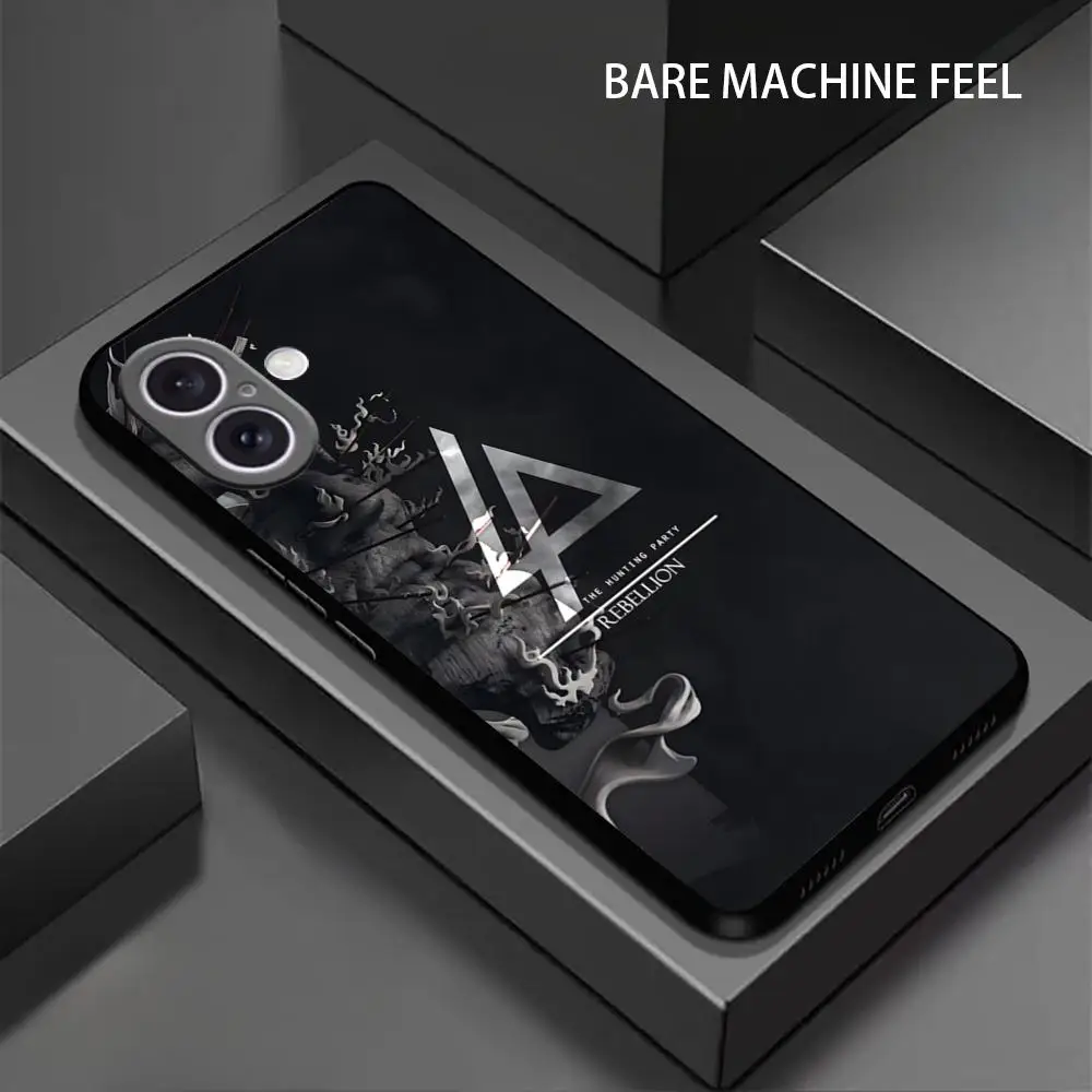 SuperRock Band L-Linkin Park Phone Case For iPhone 16 15 14 13 12 11 X XR XS 8 Plus Mini Pro Max Soft black Shockproof Cover