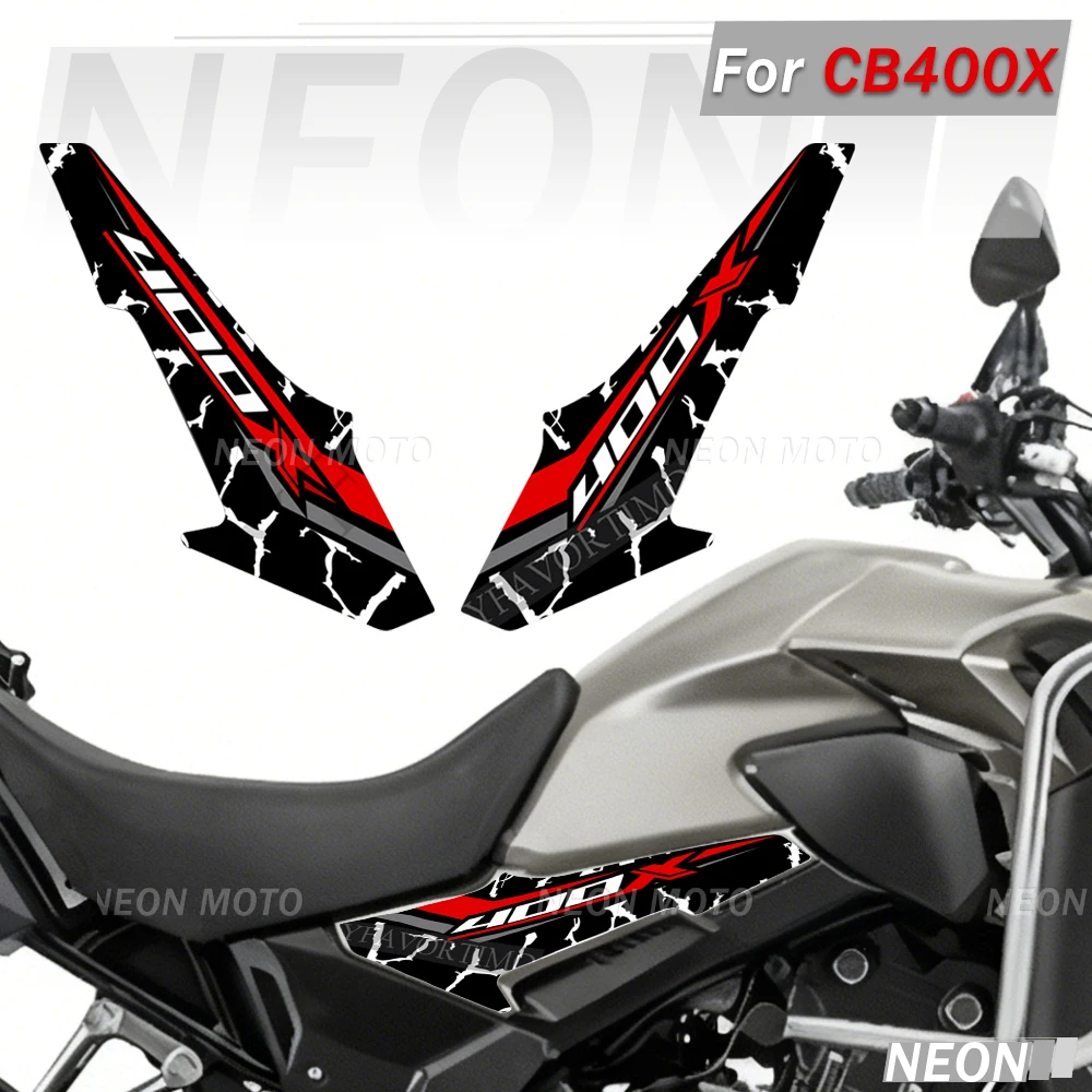 

Motorcycle Tank Pad Sticker For Honda CB400X CB 400X Anti-scratch Protector Helmet Emblem Trunk Luggage Fairing Fender Set Decal