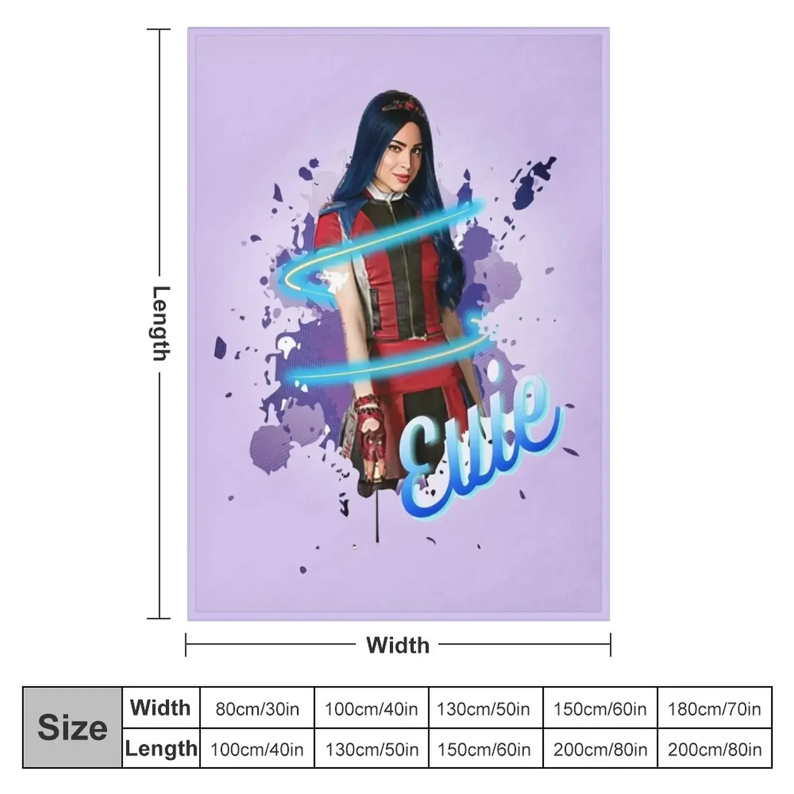 Evie Princess - Descendants 3 Throw Blanket Moving Beach Blankets