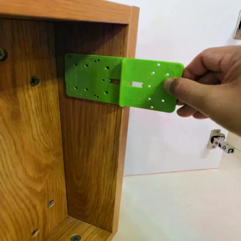 Hinge Hole Drilling Guide Jig - Cabinet Hinge Hole Locator Template Woodworking Positioning Tool view 4