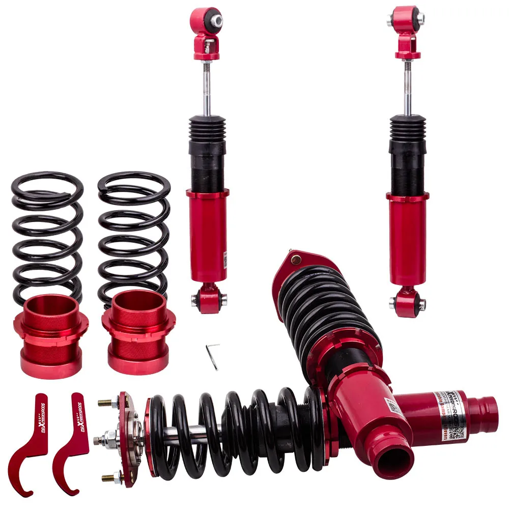 

MaXpeedingrods Coilover 24-позиционные амортизаторы подвески для MAZDA 6 Mazda6 2003-2006 гг. Подвеска Coilovers Переднее Заднее Верхнее крепление