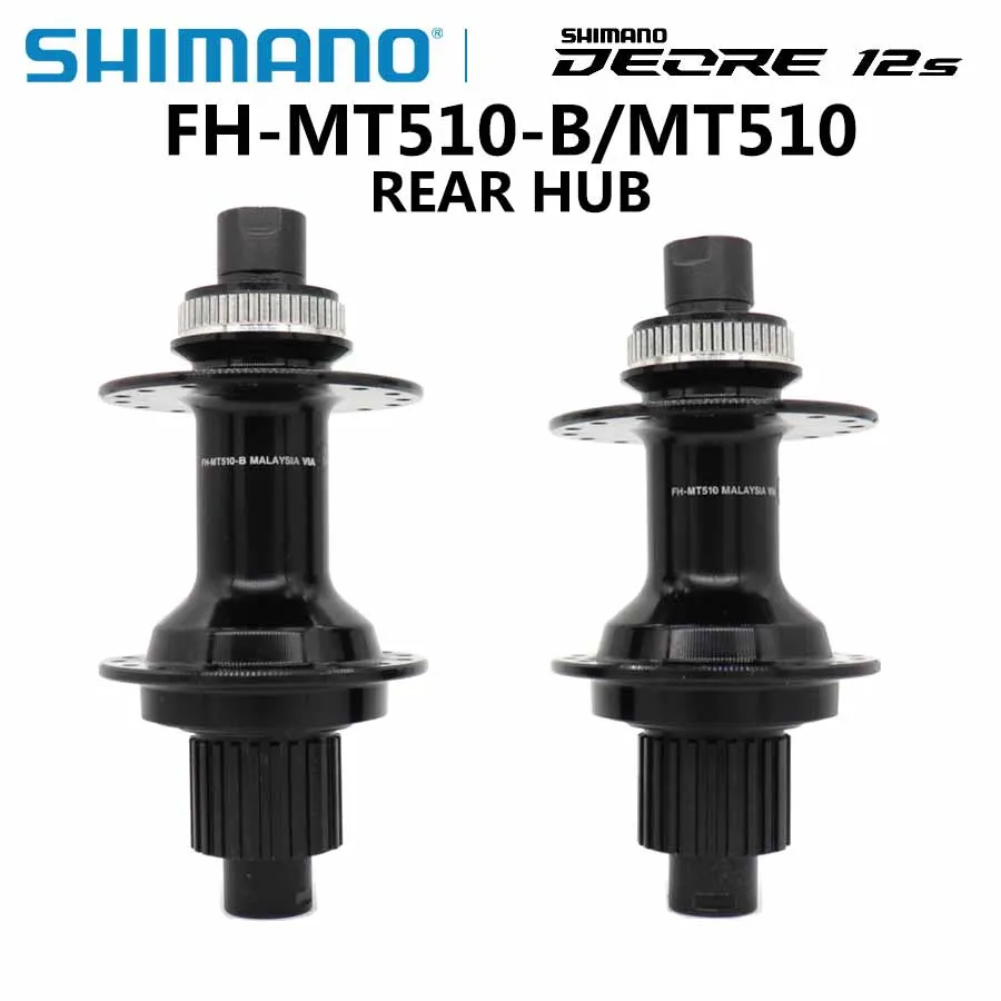 

Shimano 1X12 Speed Hub FH MT510 MTB Bike 32H 12X142mm 12X148mm Center Lock Micro Spline Hub