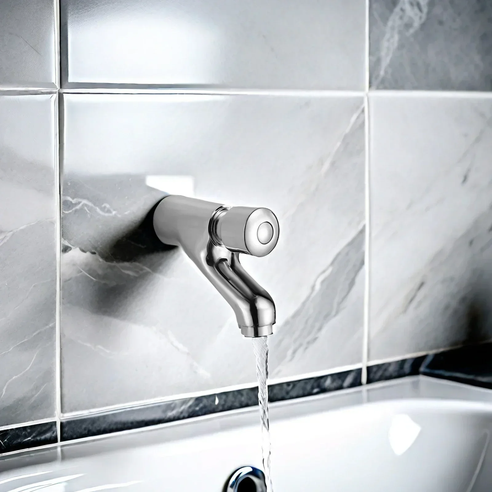 

Для настенной установки Смеситель для раковины Для использования в ванной комнате Высококачественная латунь Настенная установка Экономия воды