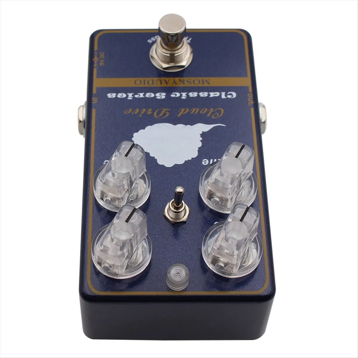 IN-A674U! Cloud Drive Clean Overdrive Guitar Effect Pedal True Bypass for Electric Guitar with Volume Gain Treble Control