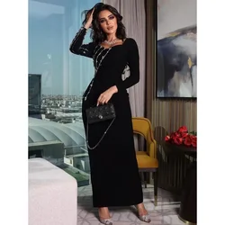 Customized Mermaid Evening Dresses Long Sleeves Prom Dresses Beadings Ankle Length Party Dresses vestidos de novia