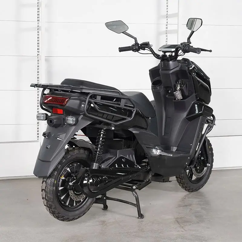 

Adult Electric Motorcycle 2000W 72V Lithium Battery 43km/h Fast Speed with Pedals Disc Brake for Sale