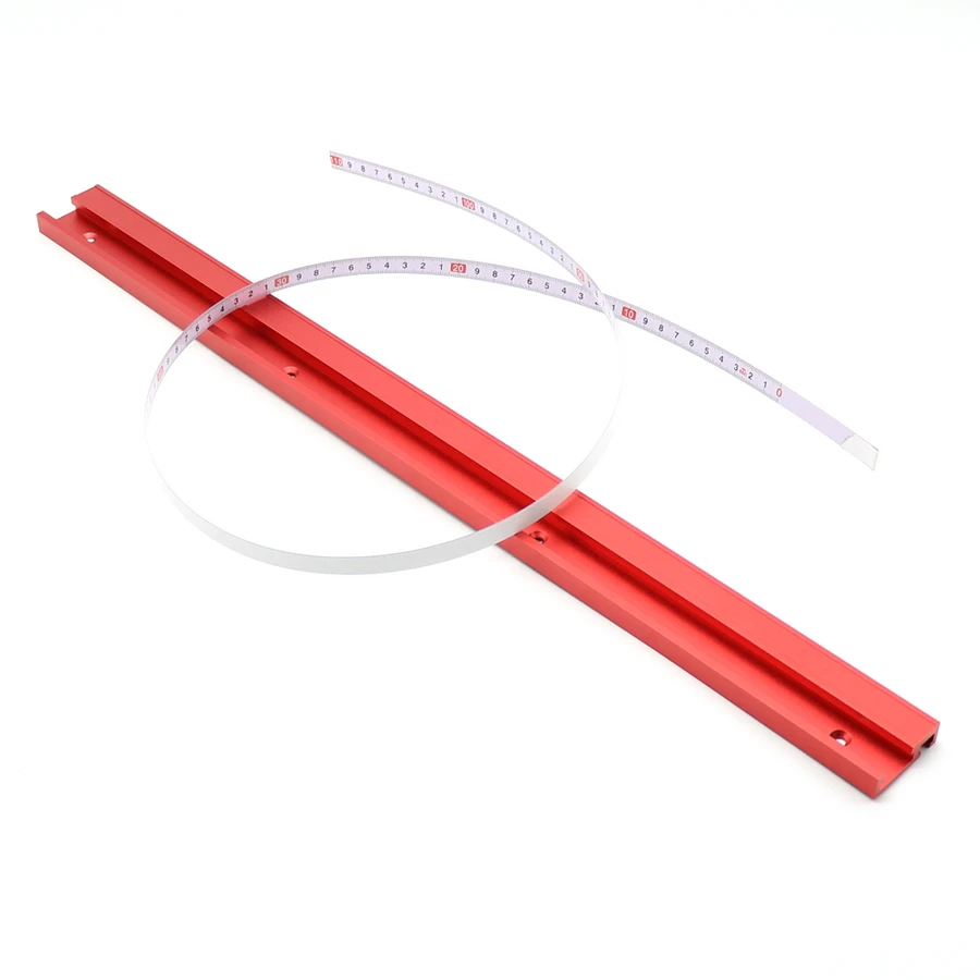 600mm Aluminum Alloy Standard T-track with 1M Metric Measuring Tape For 45 Model