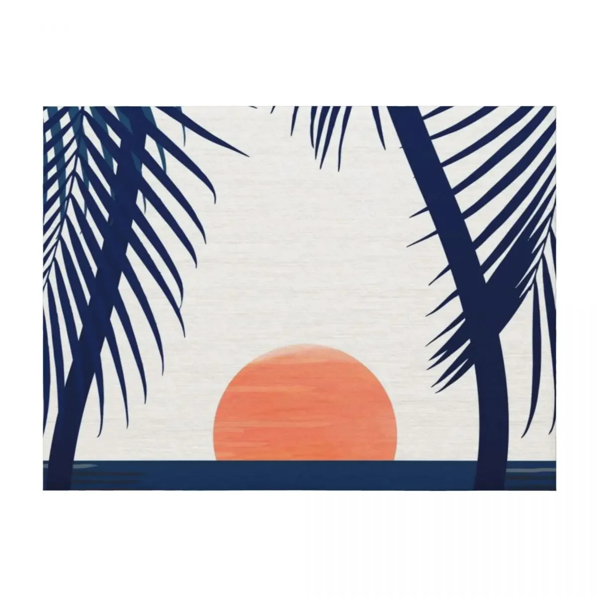 

California Dreamin Landscape Throw Blanket Flannel Thermal Designers bed plaid Blankets