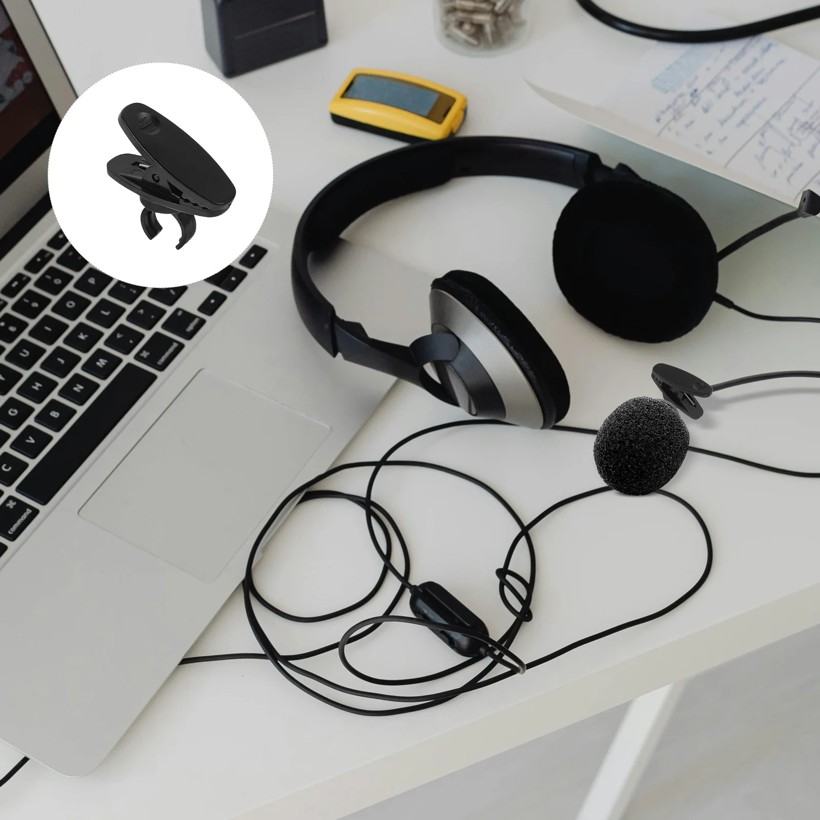 10pcs Lapel Microphone Clips Black 10Mm Adjustable For Shirt Stand Podcast Live Interview Tools Mic Holder Clip Accessory