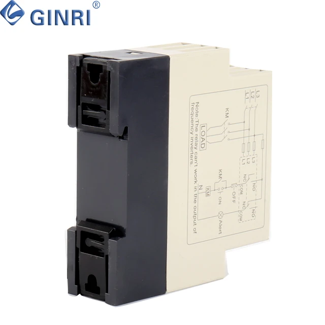 JVRD6  Ginri Phase Sequence Phse Loss Control Relay Voltage Monitoring Relay