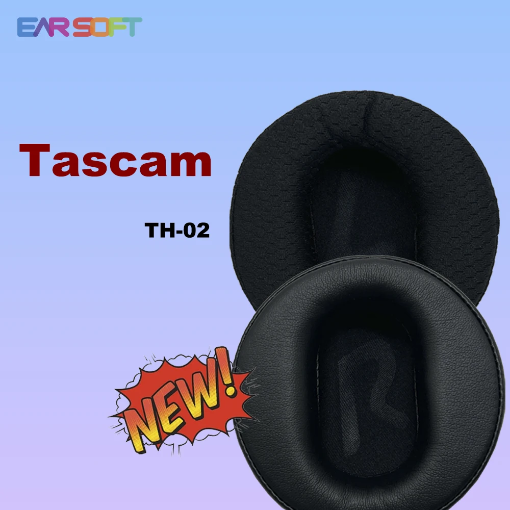 Earsoft Replacement Ear Pads Cushions for Tascam TH-02 Headphones Earphones Earmuff Case Sleeve Accessories