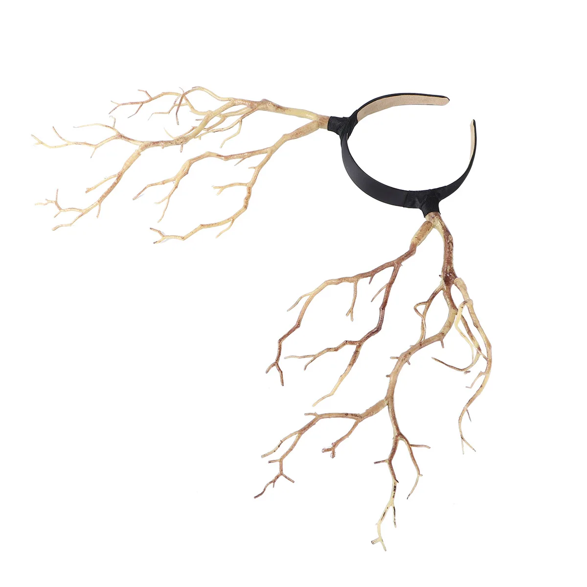 

Witch Horn Headdress Halloween Headpiece Plastic Fairy Horns Women Darkly Style Hairwear Party Accessory Unique Craft Beauty