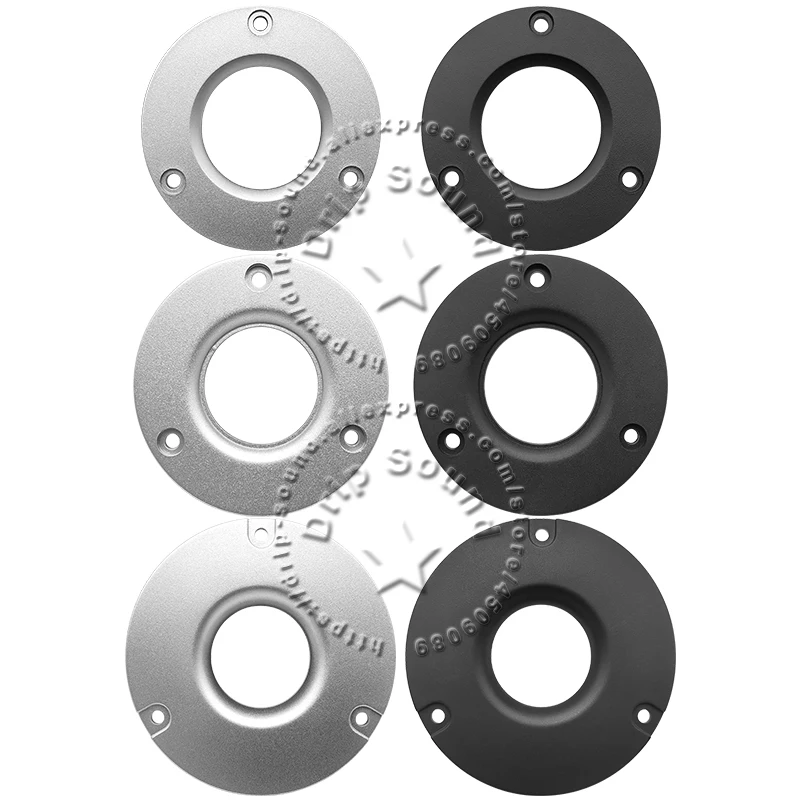 لوحة غطاء مكبر صوت 3 بوصة ، مكبر صوت دائري مزخرف ، لوحة ثابتة ، فتحة 30.8 مللي متر ، OD80mm