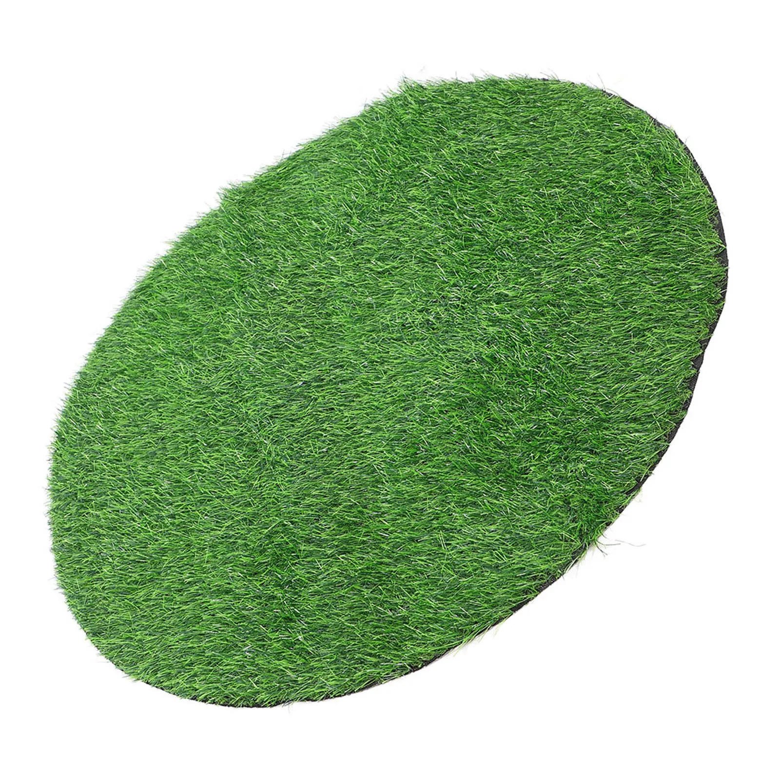 39 Inch Round Green Turf Rug Artificial Grass Turf for Manhole Cover Garden Edging Balcony Backyard Pet Dogs Lawn Mat Decor