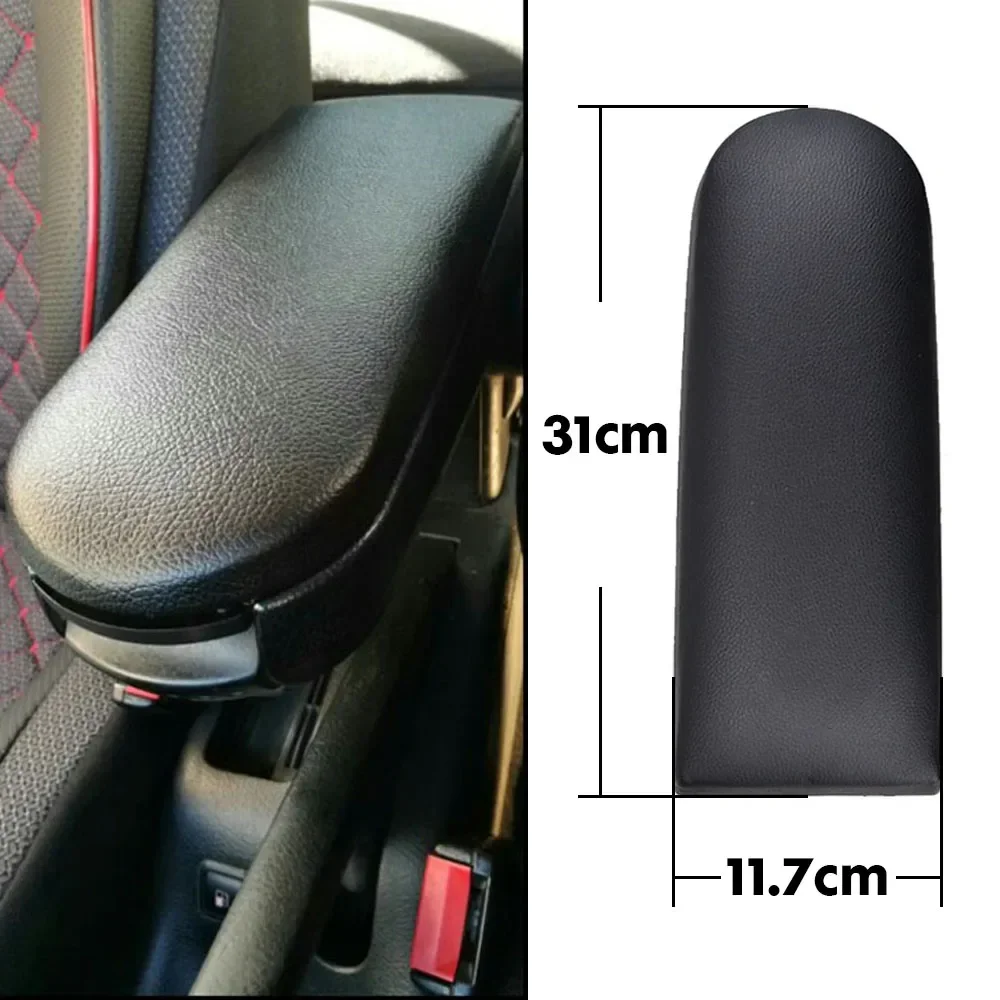 Leder fit für Volkswagen VW Jetta Golf 4 mk4 Bora Passat B5 Käfer Polo 6r 9n Auto Armlehne Riegel Deckel Mittel konsole Abdeckung Kappe