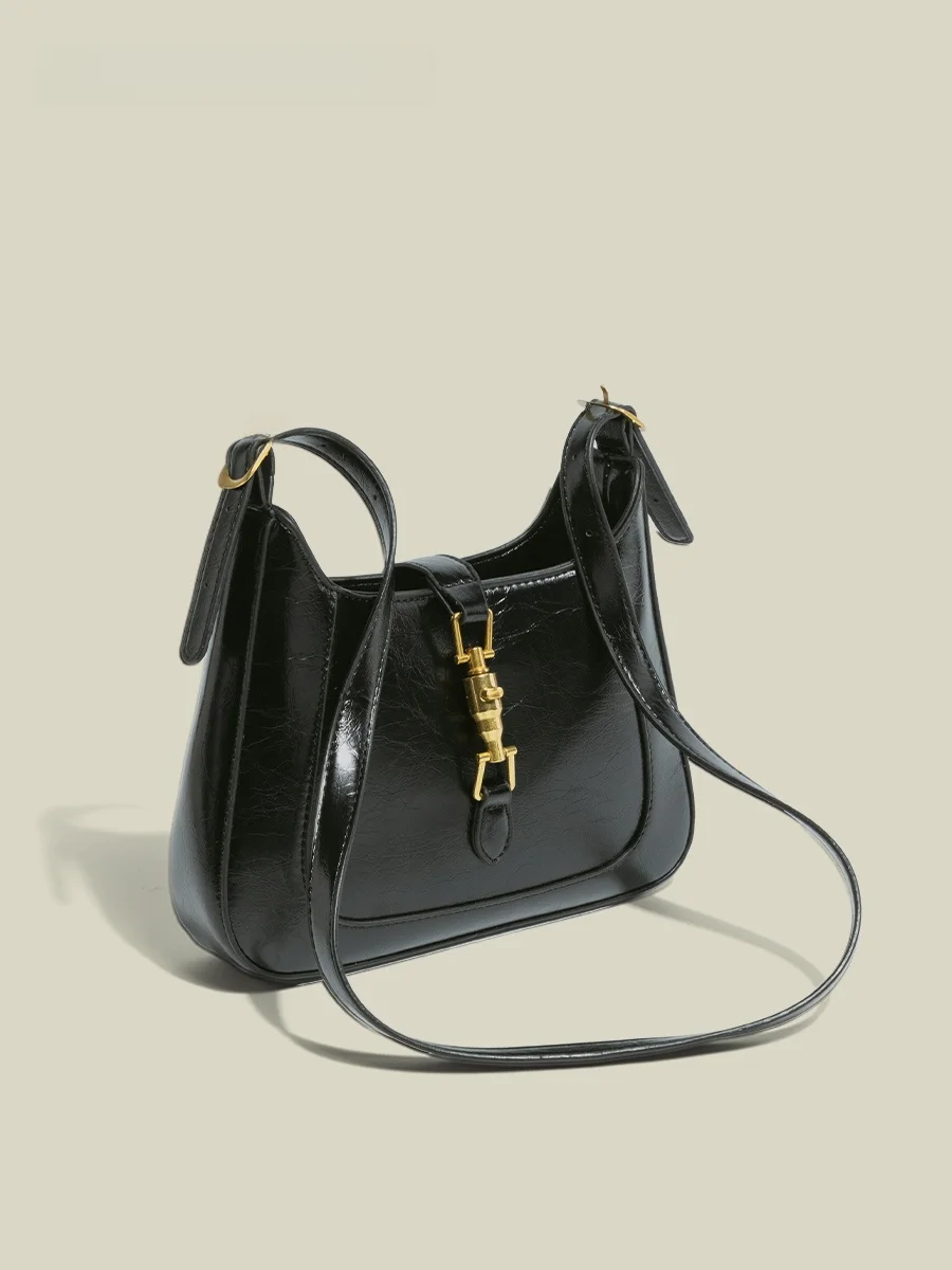 

CapiE&Kuri Underarm Bag Women's Versatile oulder Crossbody Bag 2025 New Sle High-End Feel Saddle Bag for Casual Use