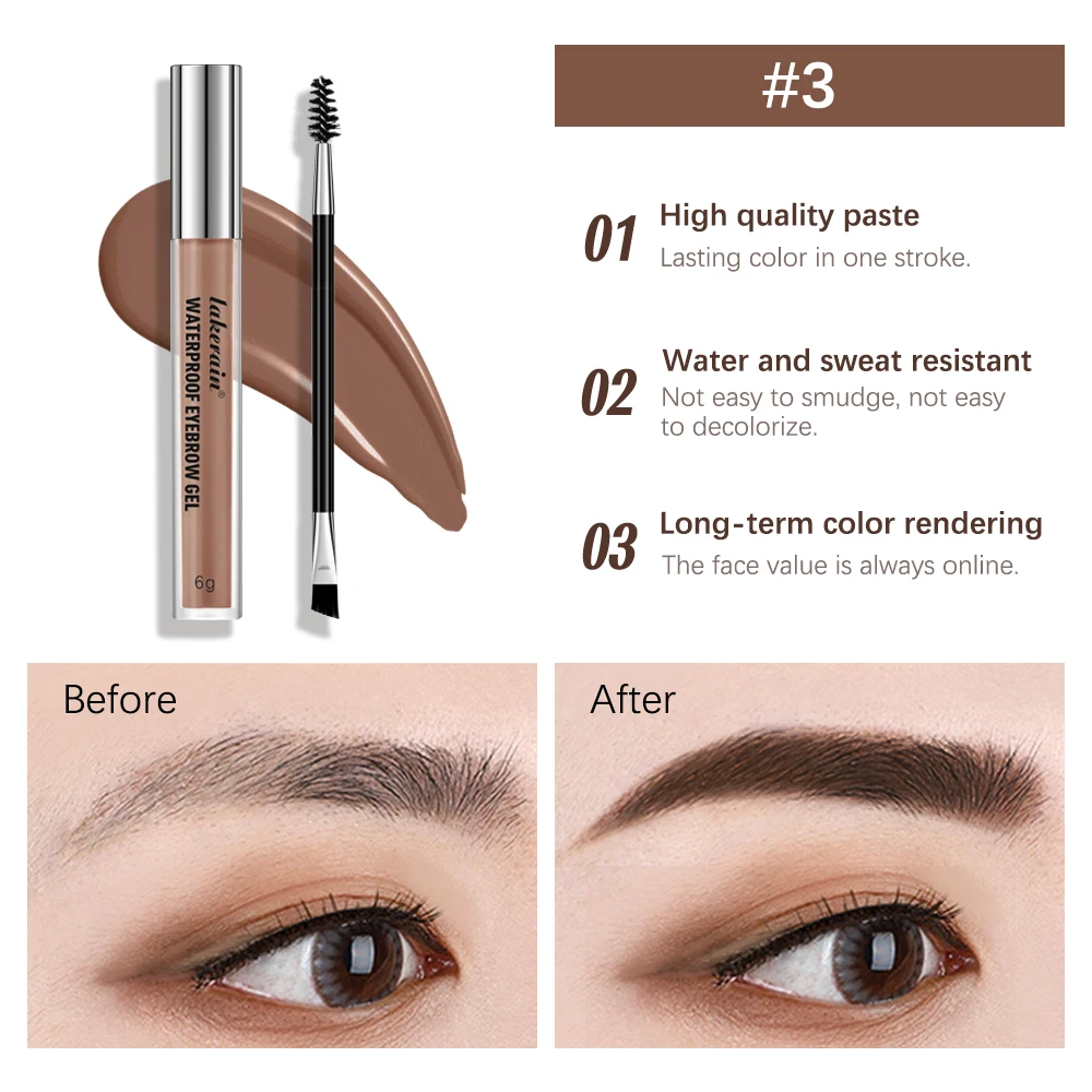 Lakerain Waterproof Brow Gel 4
