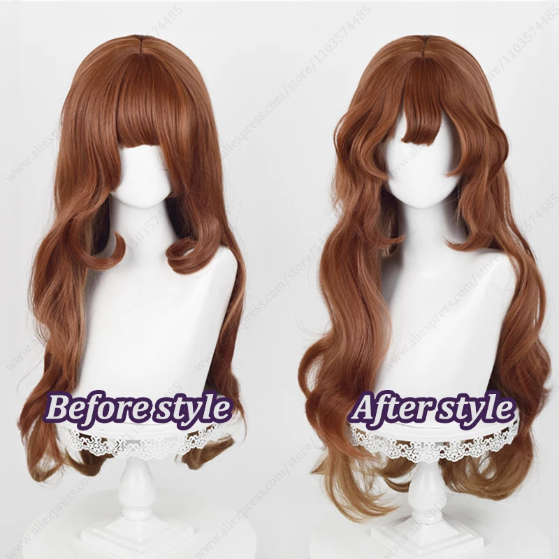 Little Girl Eurydice Cosplay Wig 78cm Long Curly Heat Resistant Synthetic Wigs