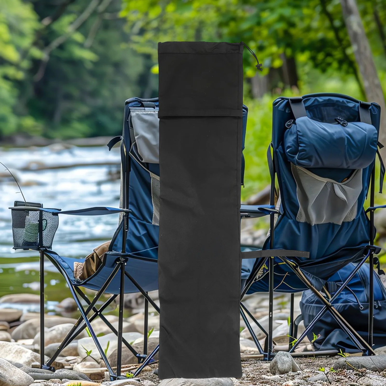 

1pc Folding Chair Storage Bag 48 Inch Large Capacity Camping Replacement Bags for Outdoor Beach Portable Chairs Accessories