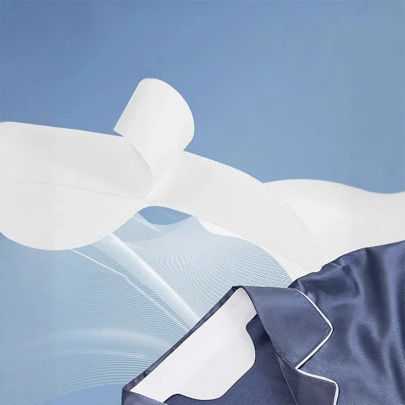 20-100PCS Shirt Collar Protector Pads Disposable Invisible Sweat Absorbing Neck Liner Stickers Anti Stain Guards for Shirts Hats