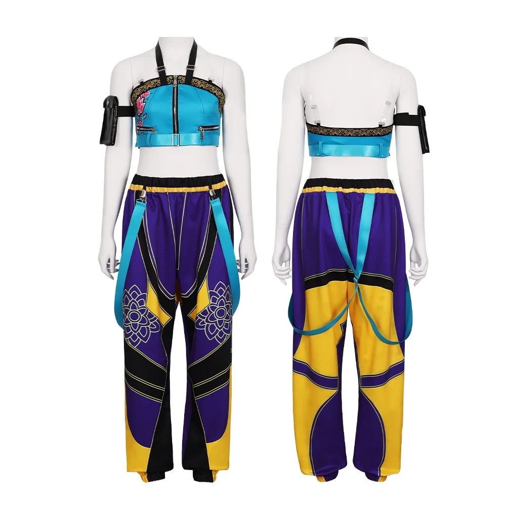 أزياء أنيمي شيطان هنتر سكواد لوم زوي ميرا التأثيرية مجموعة كاملة للفتيات Kpop أيدول لعب الأدوار كرنفال الزي بدلة حفلات الهالوين