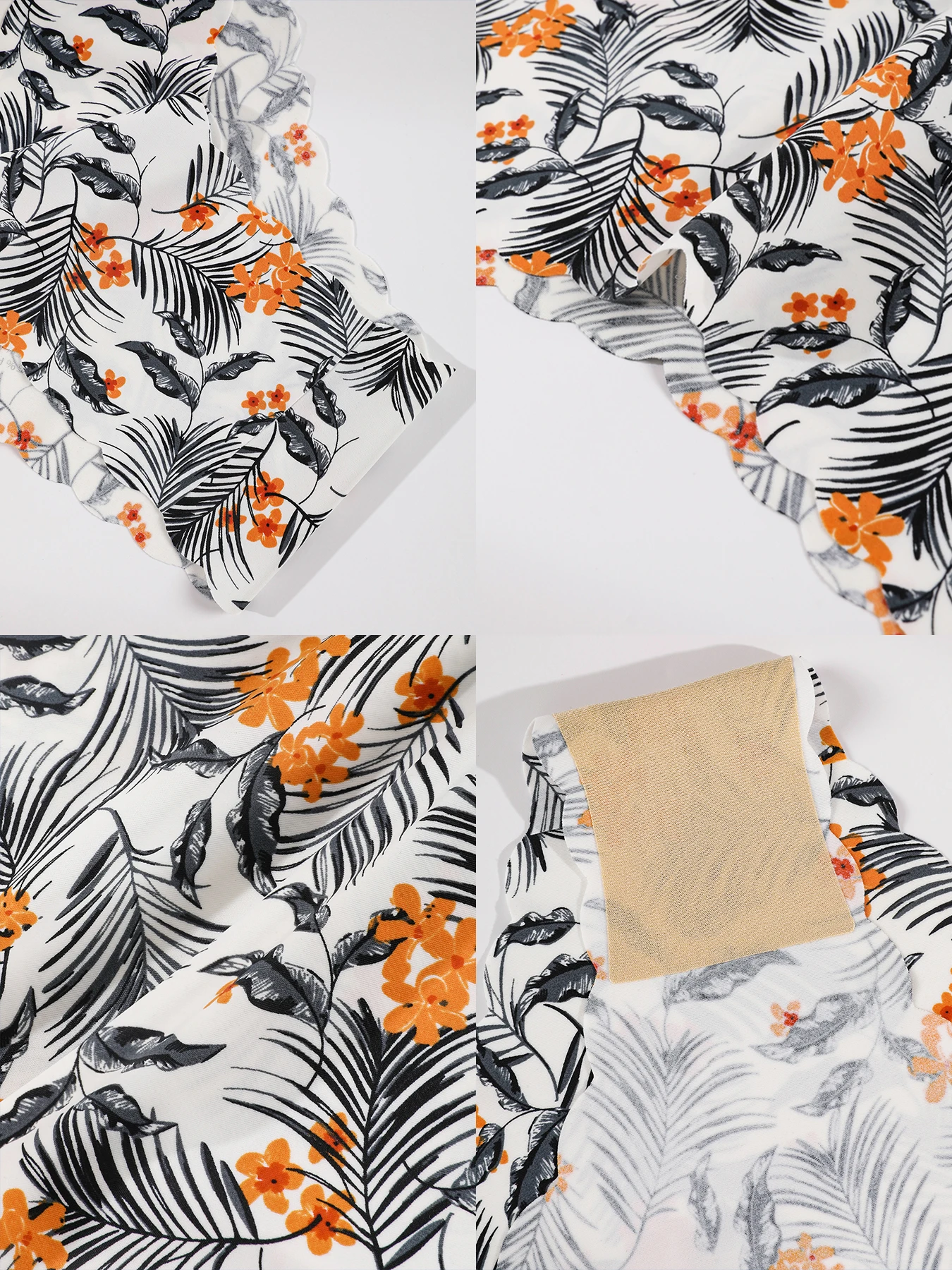 10 قطع النساء سلس حافة متموجة تنفس مريحة لينة النسيج مثير سراويل مثلث #6