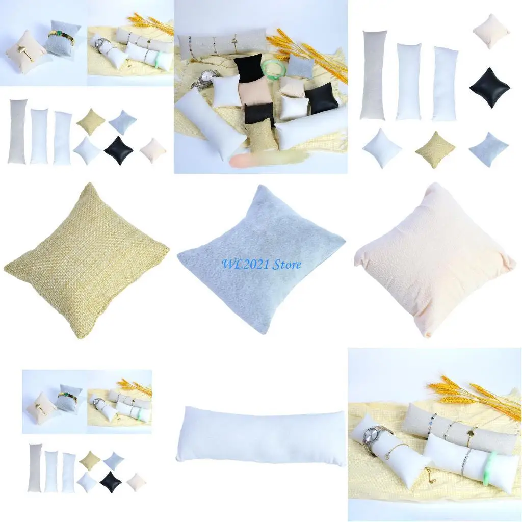 

G5GC Practical Pillow Inserts Jewelry Box Collection Display Stand Set Jewelry Pillow