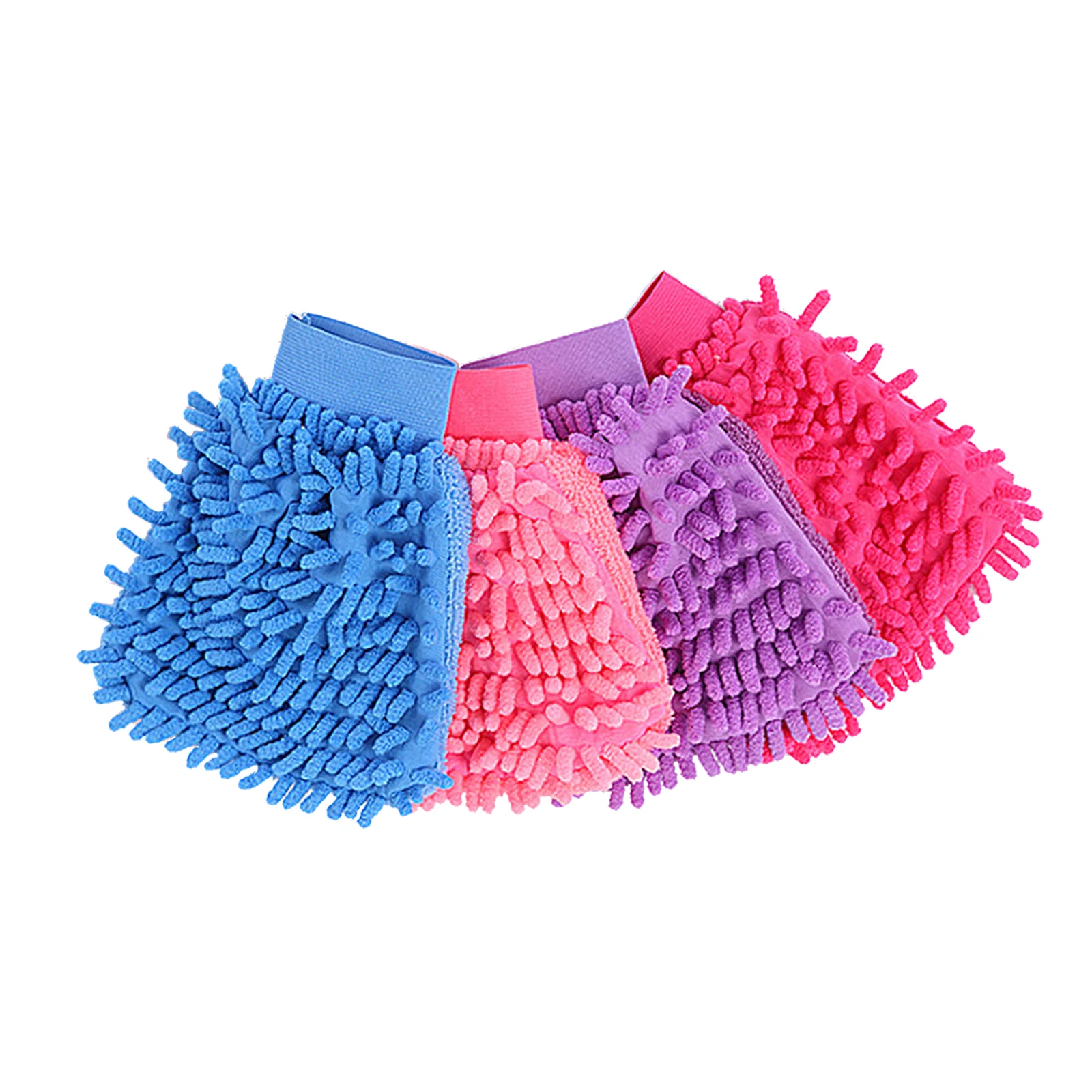 1PC Random Microfiber Chenille Car Styling Moto Wash Vehicle Auto Cleaning Mitt Glove Equipment Detailing Cloth Cleaning Tools