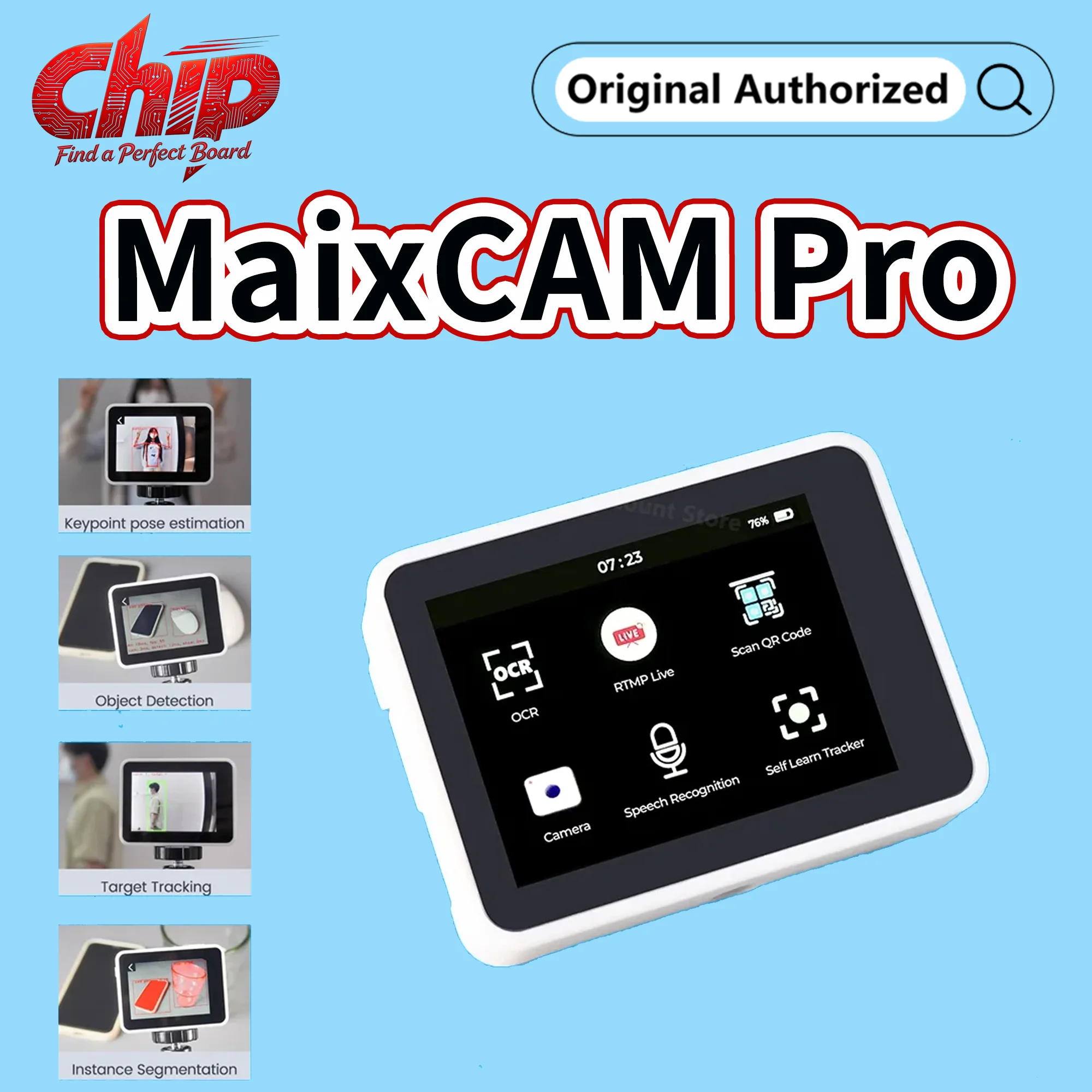 maixcam-pro-ai開発ボード-npuビジョンカメラ画像処理オーディオyoloコンテスト-1tops-npu内蔵プログラム