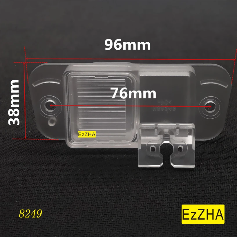 EzZHA Car Rear View Camera Bracket License Plate Light Housing Mount For SsangYong Micro Actyon 2006 2007 2008 2009 2010