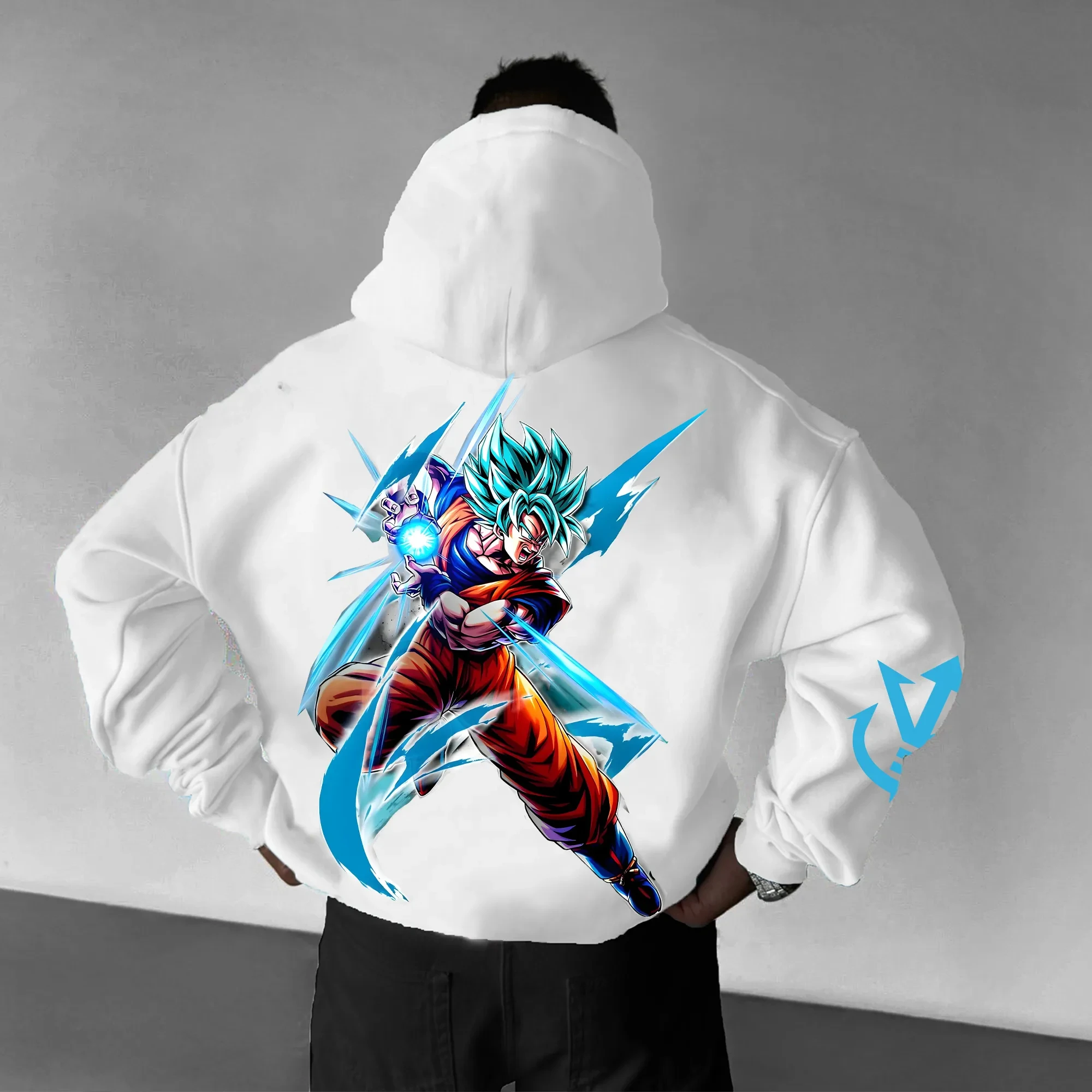 

Dragon Ball Одежда для родителей и детей Осень-зима Японское яркокровитое аниме Классические персонажи Удобная толстовка с капюшоном для мужчин и женщин