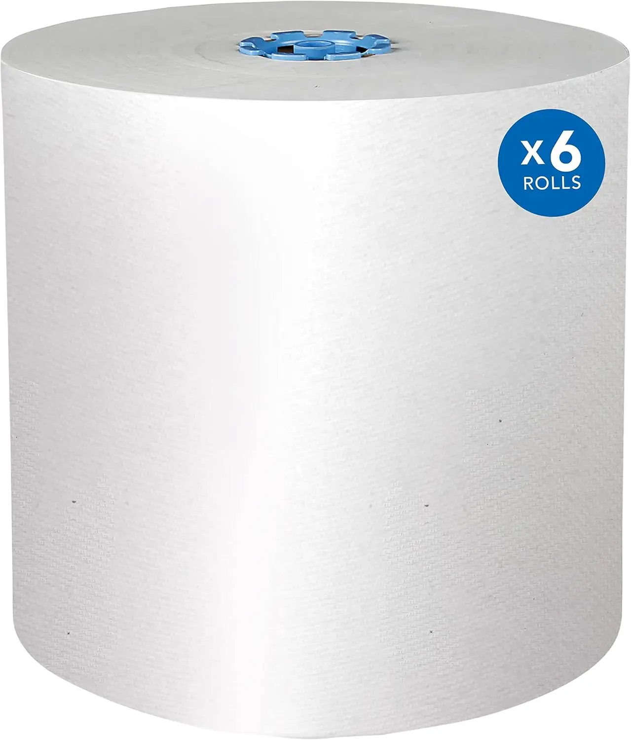 

Professional Hard Roll Paper Towels, Bulk 6 Rolls, High Absorbency for Commercial Dispensers, White