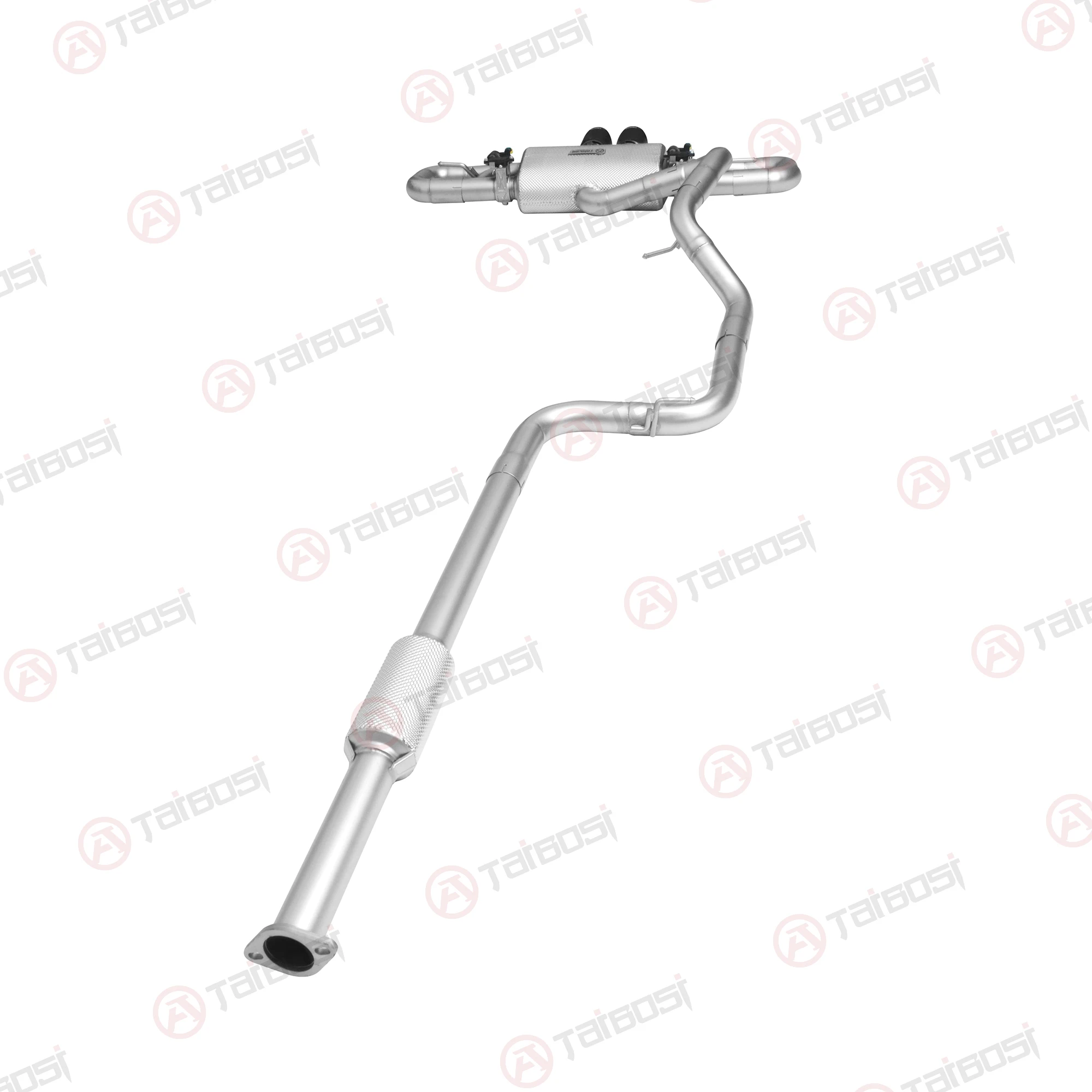 Per Ford Focus ST 2.0T Sistema di fuga di scarico per auto Taibosi Performance Silenziatore con valvola elettrica Telecomando senza fili Modifica del suono