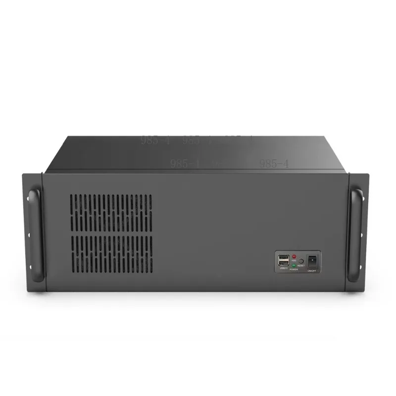 ATX Server Mainboard Chassis 4U Industrial Control 300MM Thick Steel Matte Dual Hard Disk Position