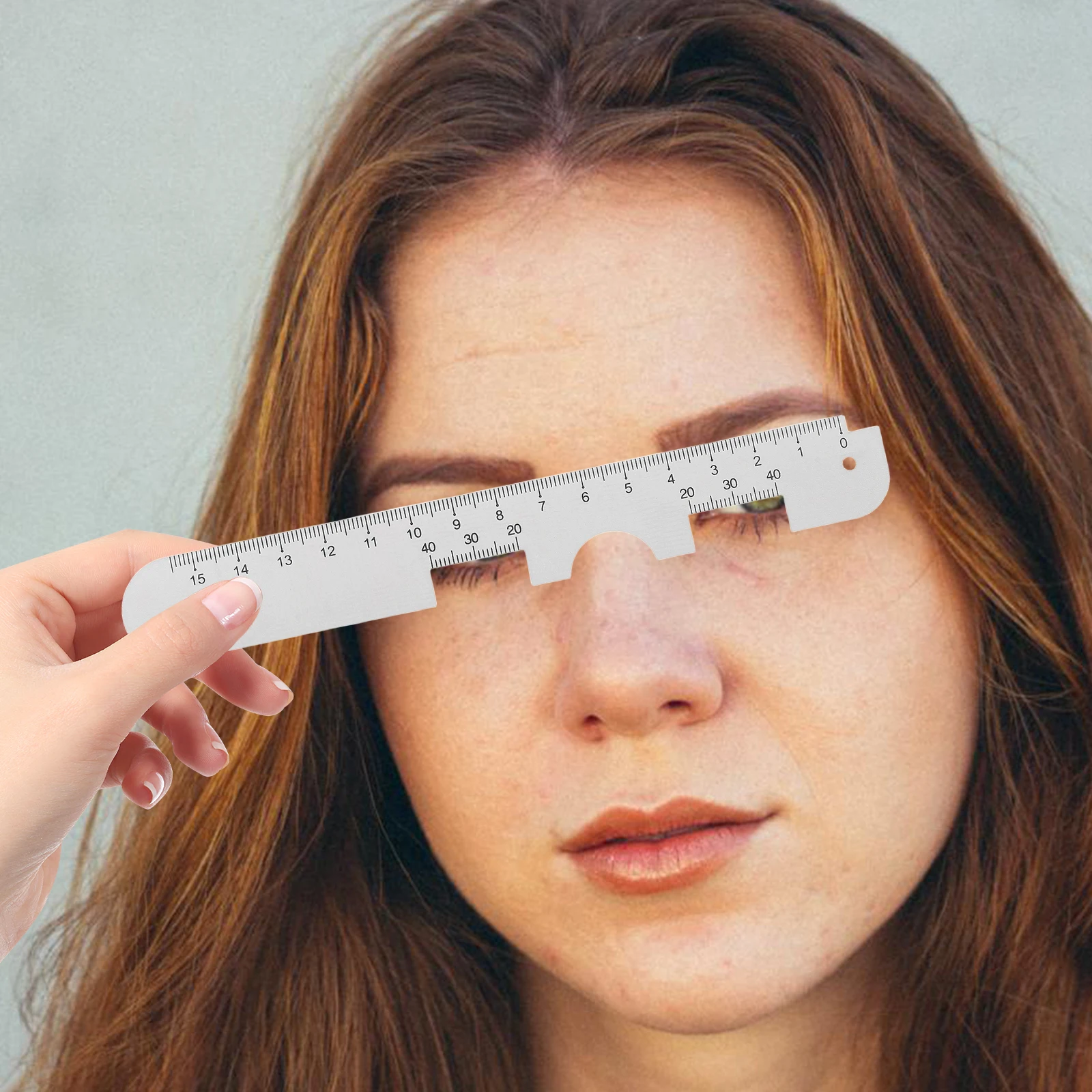 Optisches Ophthalmostatometer-Messwerkzeug mit Lineal für Optometrieausrüstung mit drehbarem Bildschirm