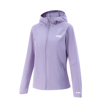 Li-Ning Women's Running Windbreaker LN WIND PROOF Comfortable PFC-FREE WATER REPELLENT…
