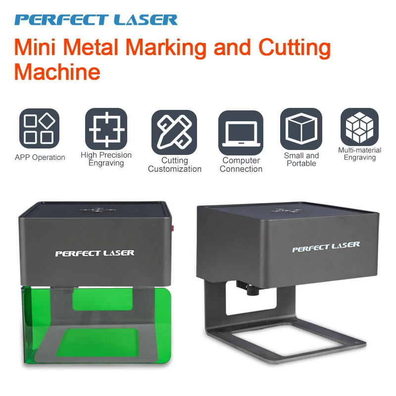 Perfect Laser 2023 Mini Laser Engraving Machine Portable home desktop CO2 laser cutting paper logo pattern engraving