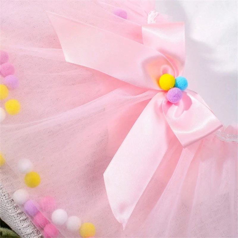 Baby Photoshooting Costume Puff Skirt Elastic Hat Hairband Set Infant Photo Posing Props Newborn Photography Accessories