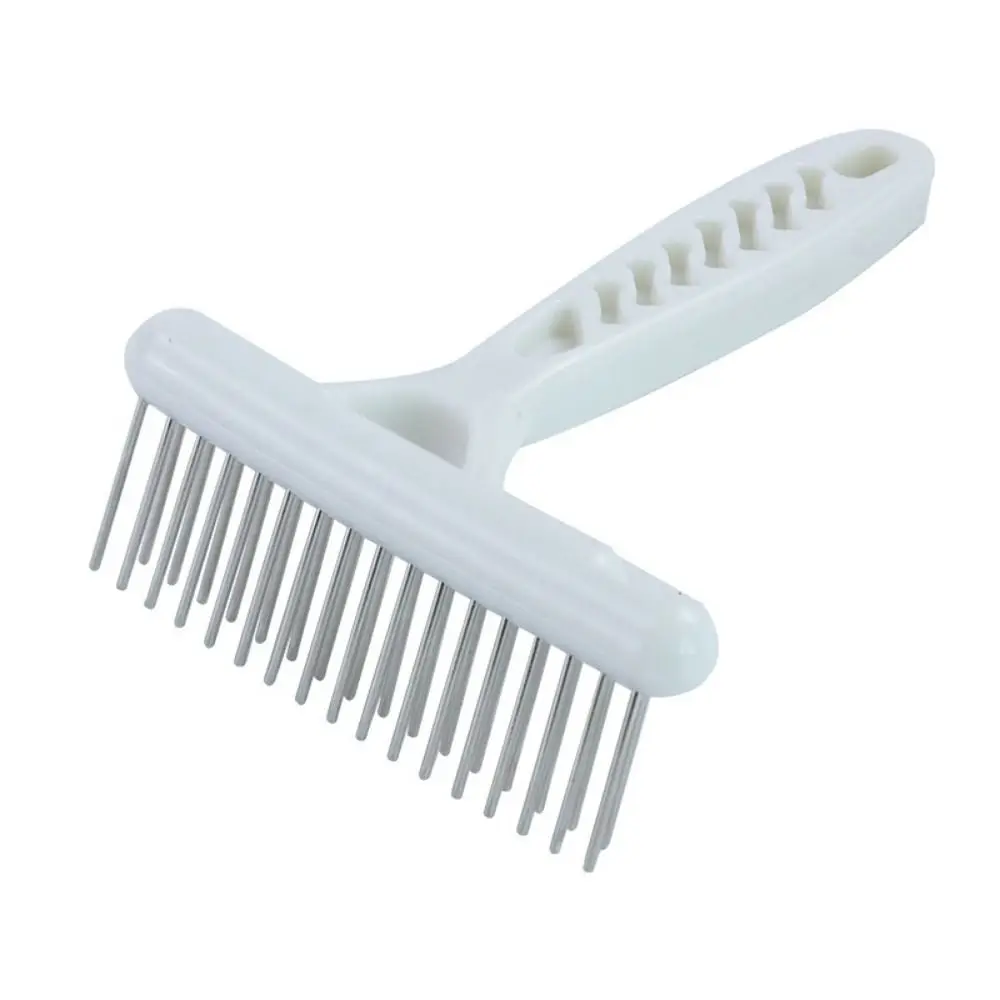 Pet Dog Cat Professional Grooming Long Hair Fur Rake Anti-Static Brush Comb Tool Undercoat Rake Comb Hair Removal Tool