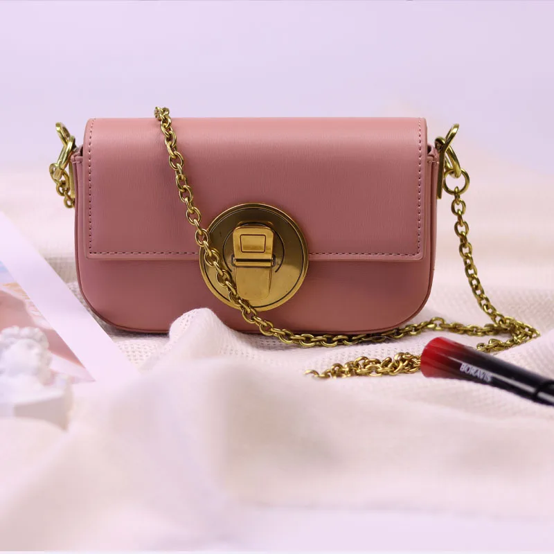 Peco Easy-to-Open Can 2025 New Fashion Small Bag Versatile Chinese Style Chain Mobile Phone Bag High-End Small Underarm Bag