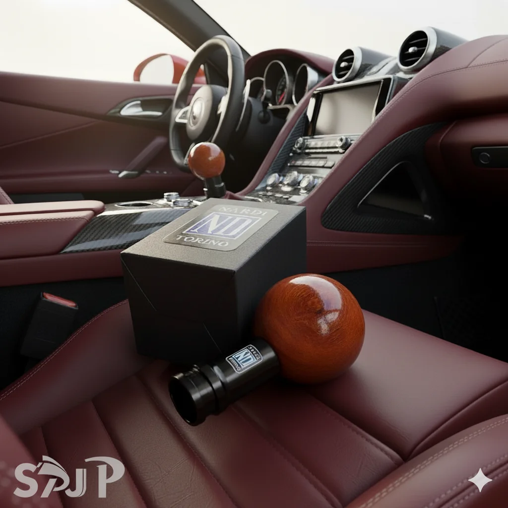 Perilla de palanca de cambios de madera auténtica para coche Nardi, perilla de palanca de cambios Manual, perilla de palanca de cambios de madera de Durazno, perillas de madera de 5/6 velocidades, mango Universal