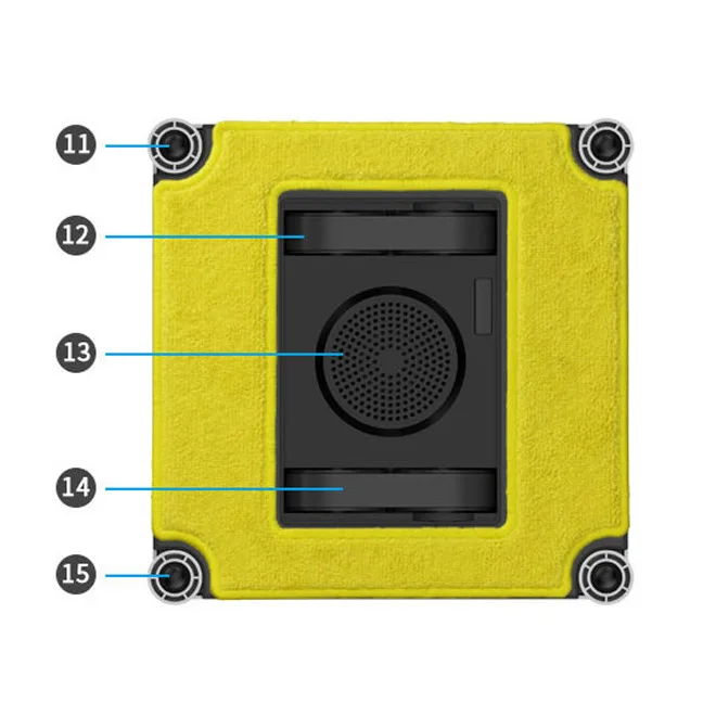 Window cleaner cleaning cloth, a pair of circular single square window cleaner robot cleaning mops