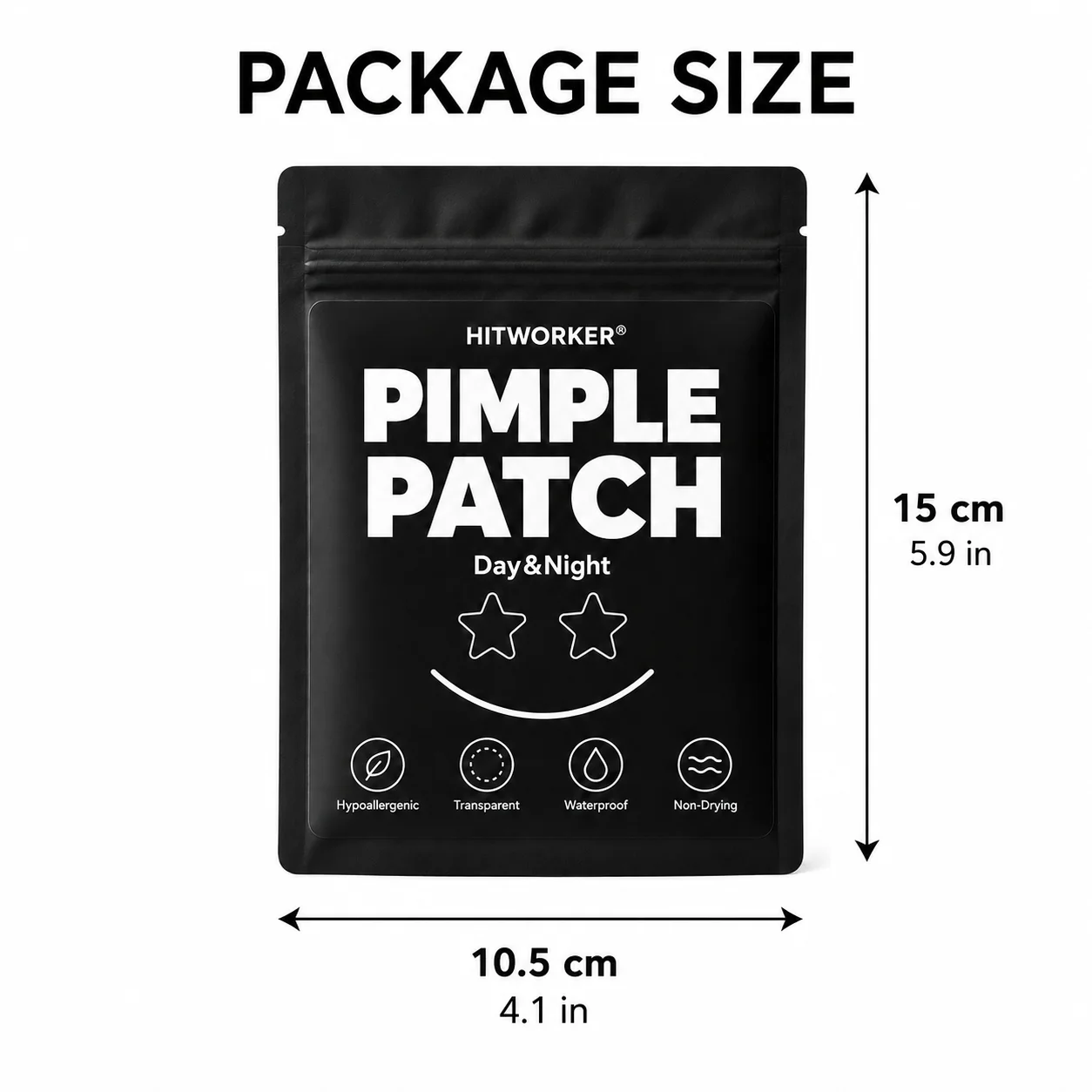 140PCS Pimple Cover Patches, Clear-Look Hydrocolloid Beauty Patches For Day And Night Use, Cute Star Patch Easy Peel Spot Cover