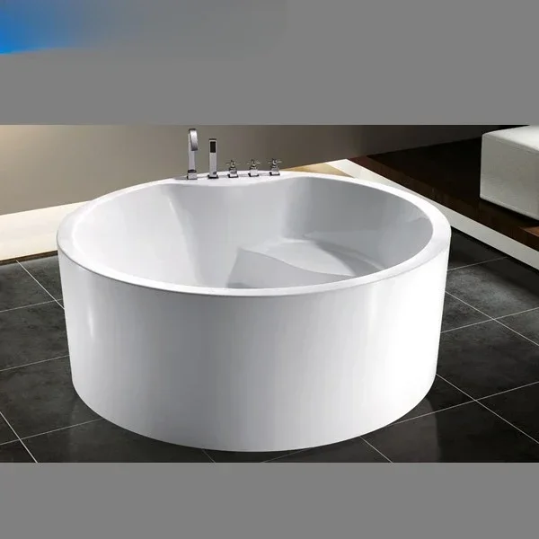 Bathroom sanitary ware round bathtub