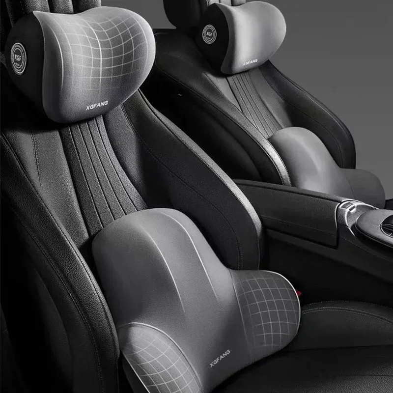 

The New Memory Foam Car Neck Pillow Protects the Lumbar Back, Supports the Breathable Headrest, Relieves Pressure