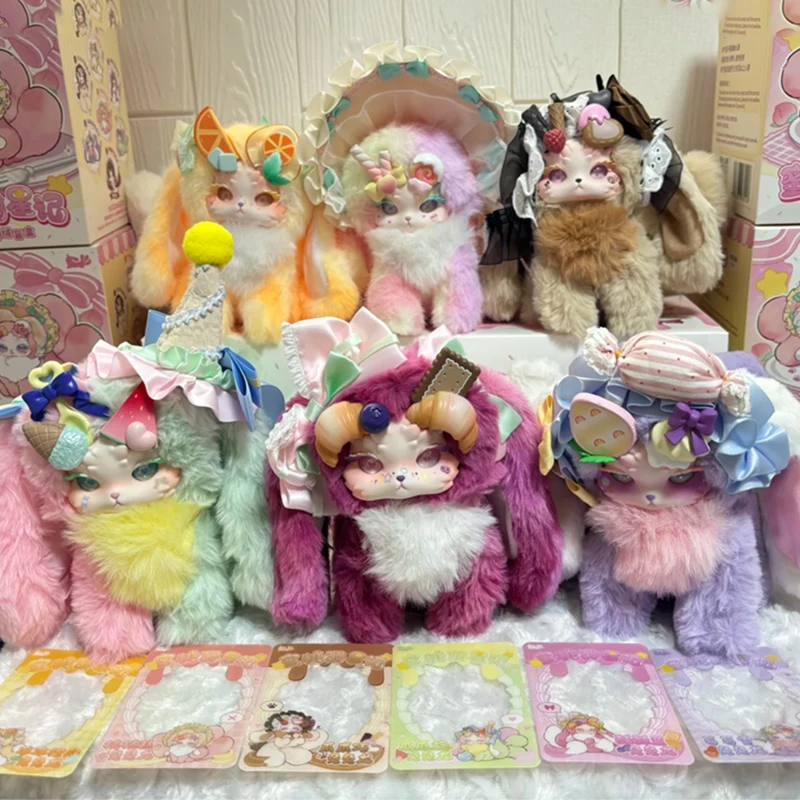 Tutulong V4 Fantasy Creature Sweet Dessert Series Blind Box Kawaii Surprsie Bag Desktop Vinyl Plush Mystery Home Decor Toy Gifts view 2