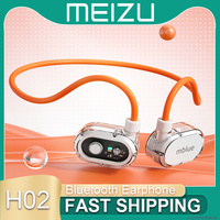 New MEIZU mblue H02 Open Ear Headphones Wireless Bluetooth 5.3 Stereo Earphone HiFi HD Mic Call Music Sports Ear Hanging Earbuds
